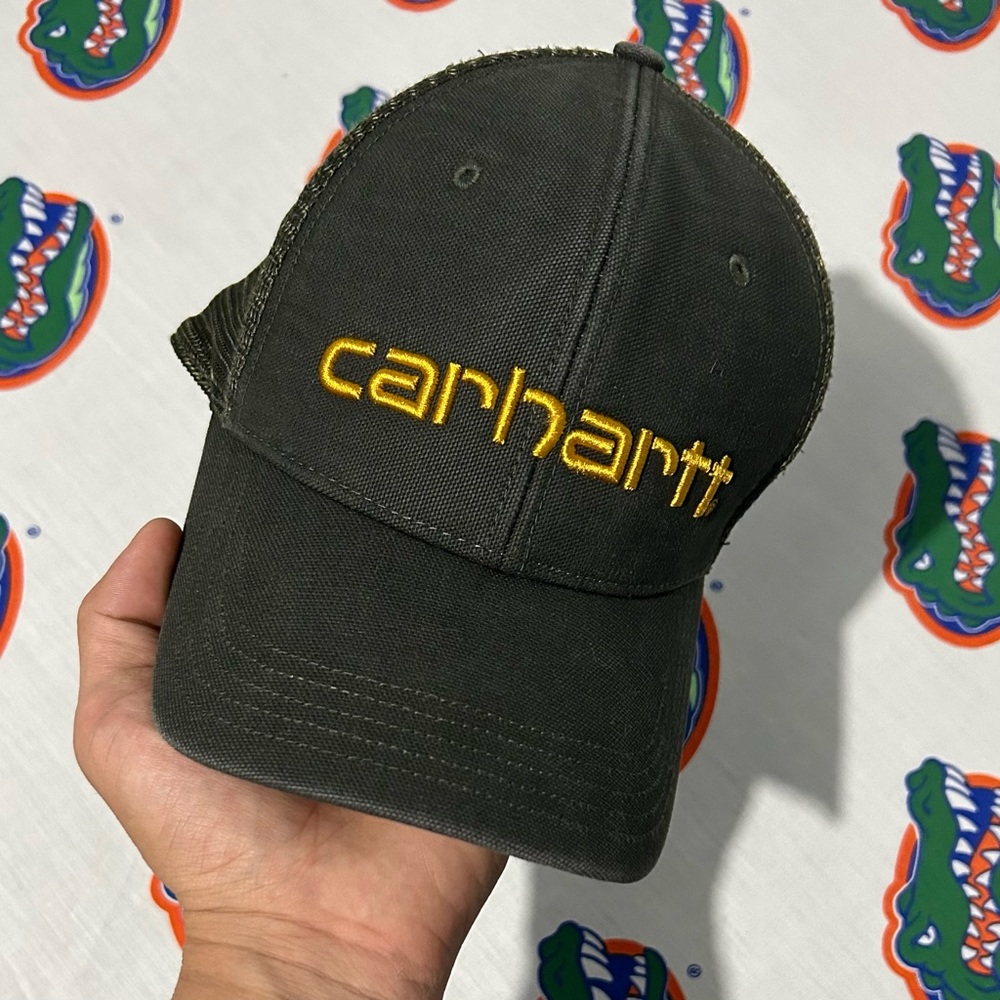 Mens Vintage Carhartt Trucker Style Hat
